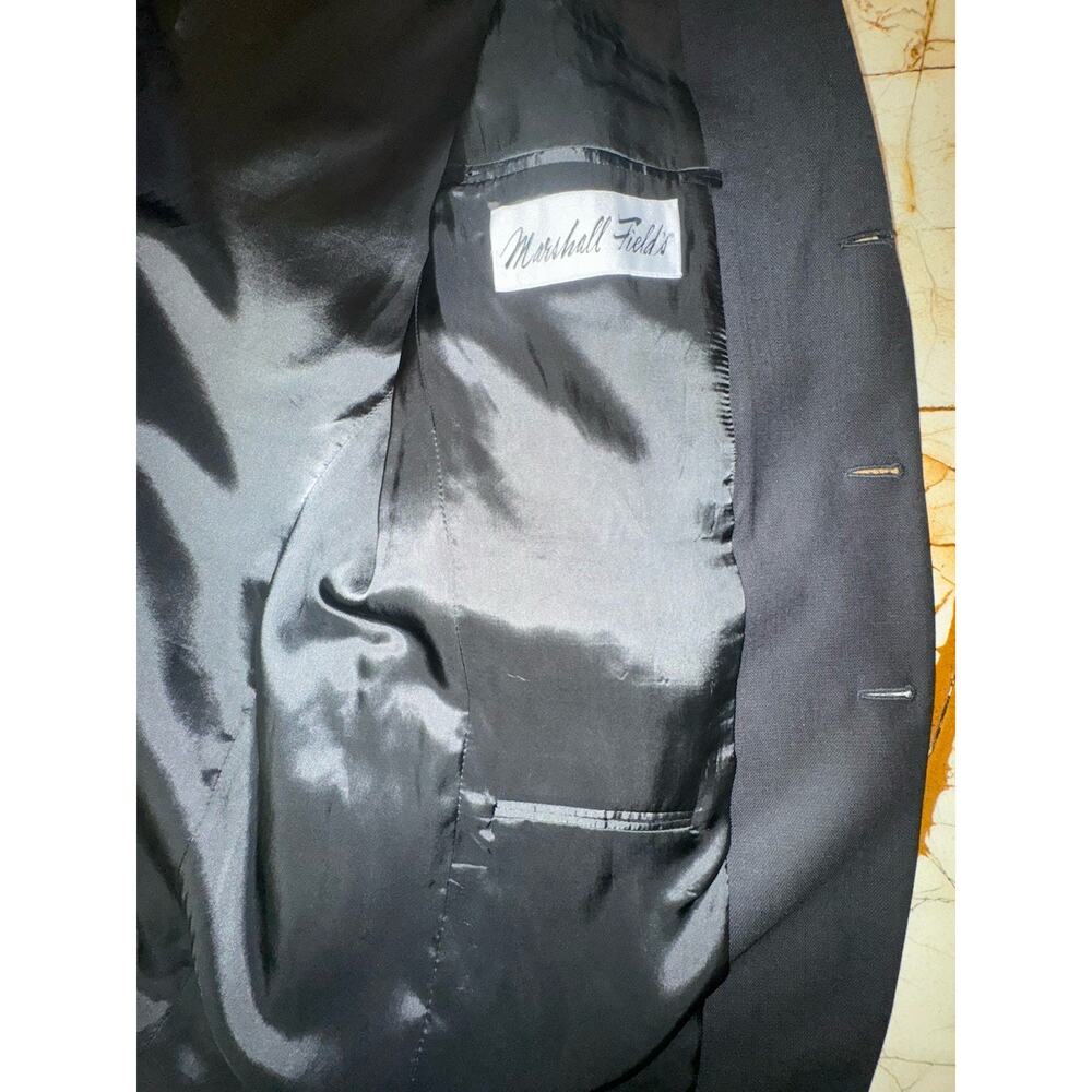 Joseph Abboud 100% Wool Black Three Button Single… - image 8